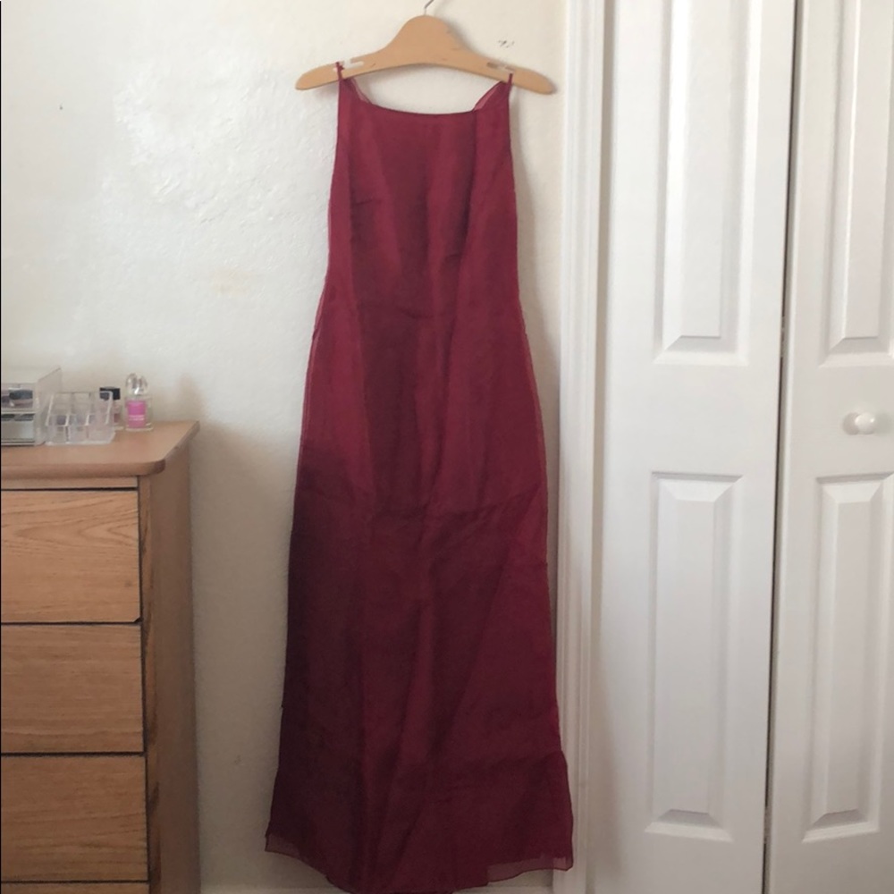 Vintage Ann Taylor Red Gown